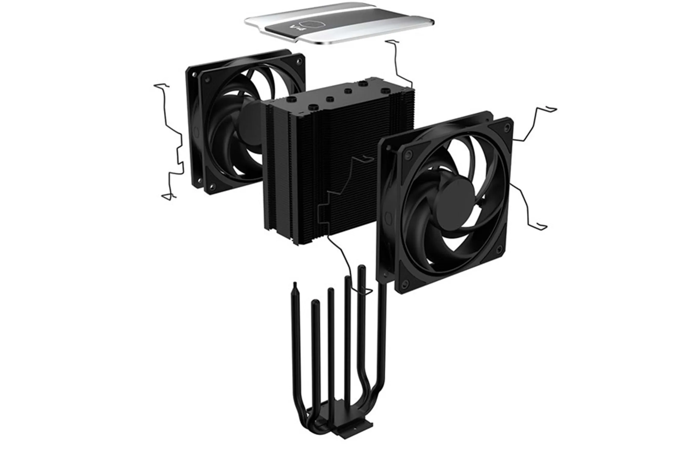 Cooler Master V4 Alpha 3DHP 1851/1700/AM4/AM5 CPU Soğutucu