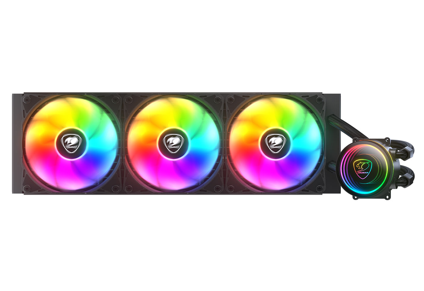 Cougar Poseidon Elite 360 3x12cm Fan Sıvı Soğutucu Siyah (CGR-PSDELRGB-B-360)