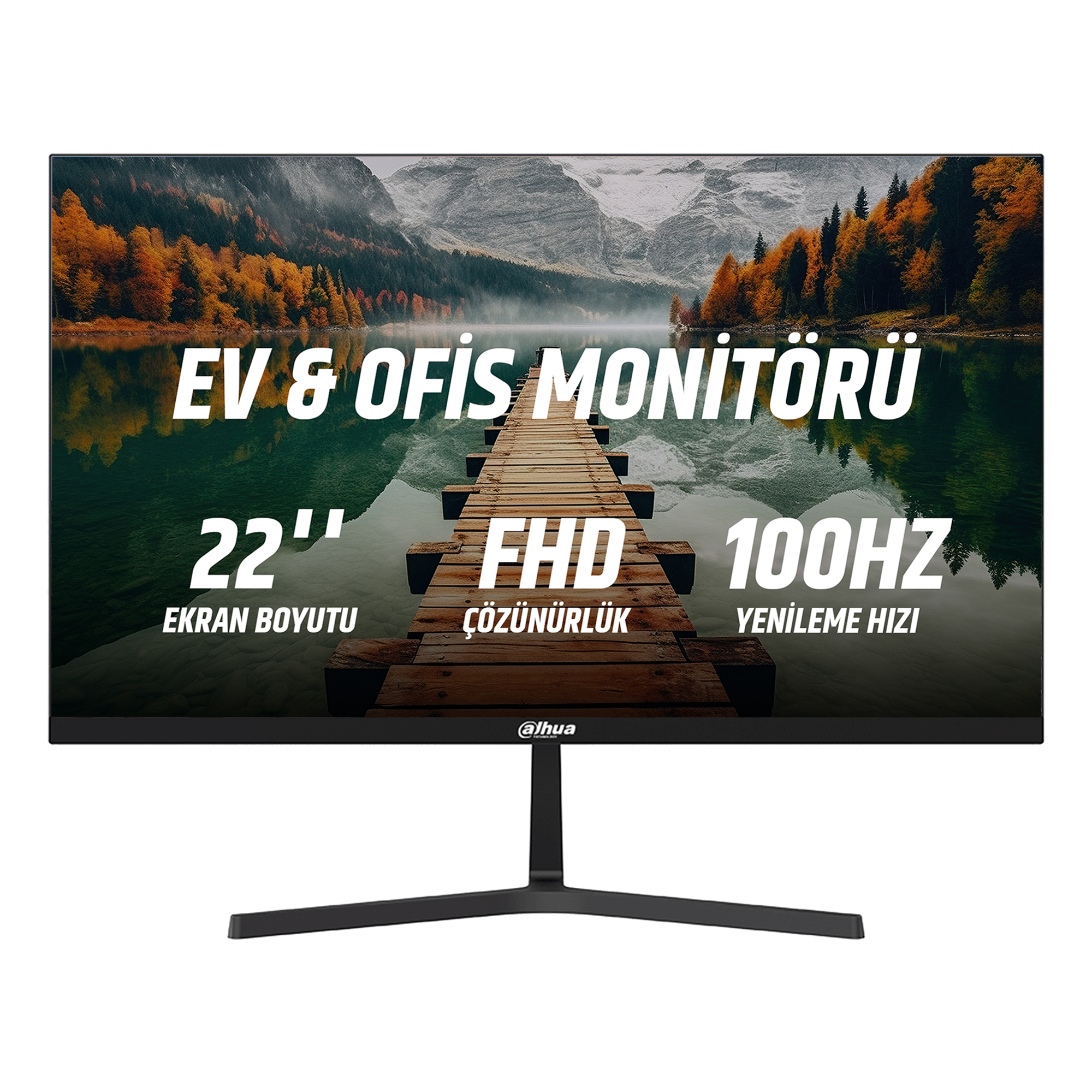 Dahua 21.5" LM22-B200S 1920x1080 5ms 100Hz HDMI/VGA +Speaker