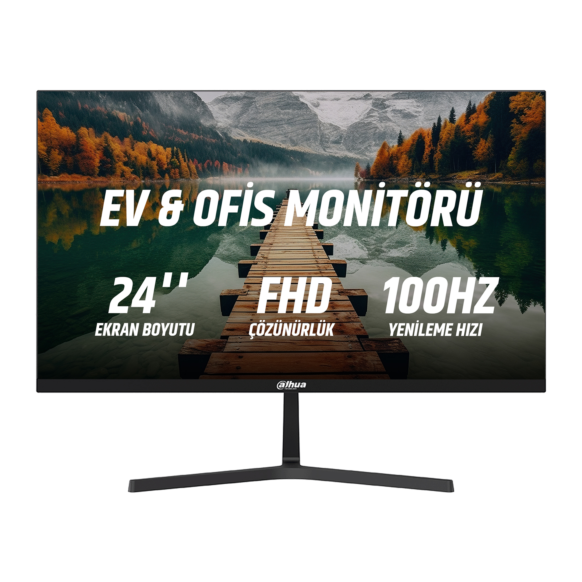 Dahua 23.8" LM24-B200S 1920x1080 5ms 100Hz HDMI/VGA +Speaker