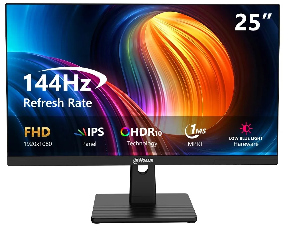 Dahua 24.5" LM25-B221B 1920x1080 1ms 144Hz IPS DP/HDMI +VESA