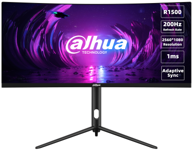 Dahua 30" LM30-E330CA 2560x1080 R1500 1ms 200Hz 2xDP/2xHDMI +VESA +Curved