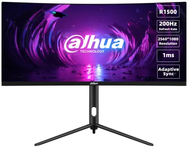 Dahua 30" LM30-E330CA 2560x1080 R1500 1ms 200Hz 2xDP/2xHDMI +VESA +Curved