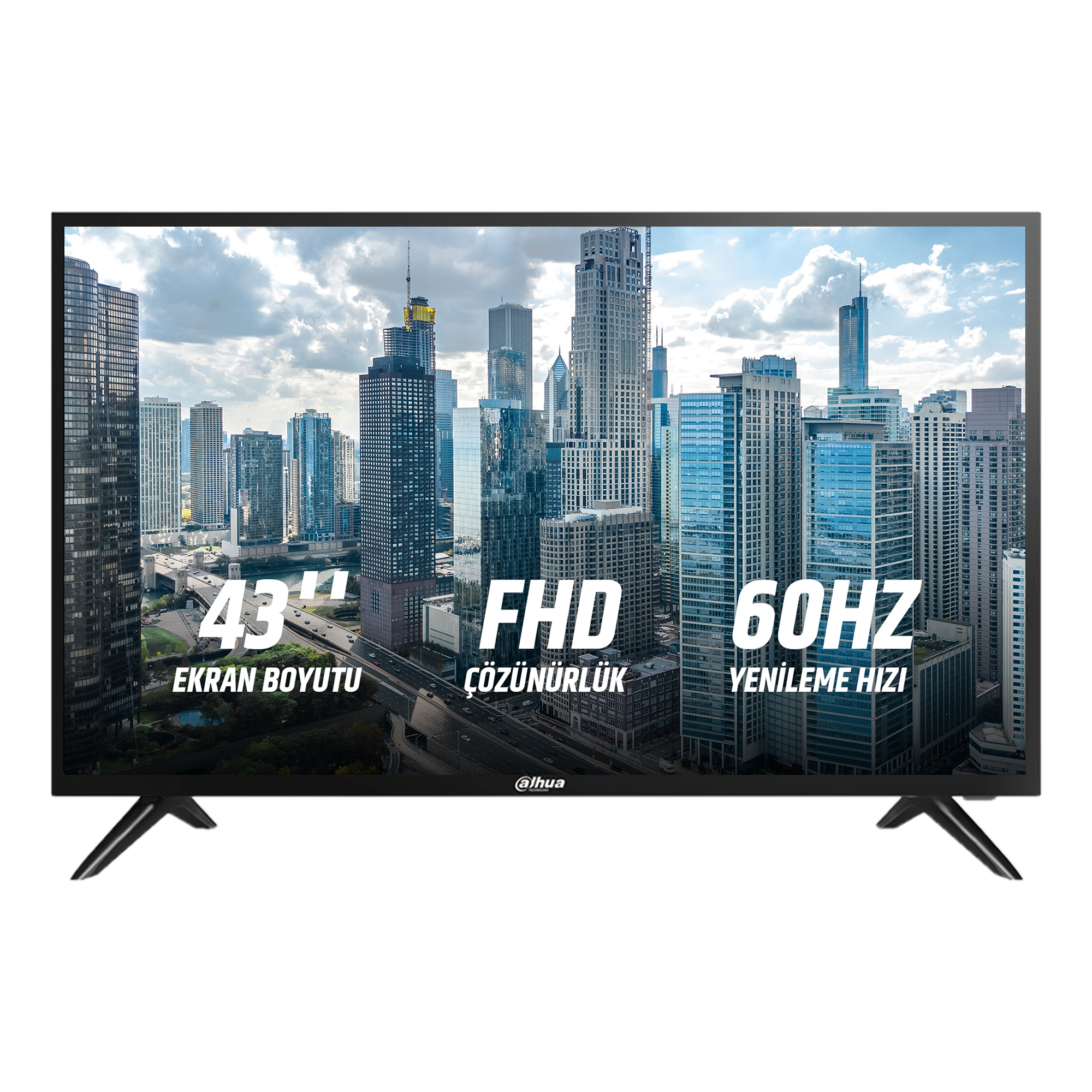 Dahua 43" LM43-F200 1920x1080 8ms 60Hz HDMI/VGA +VESA +Speaker 7/24 Güvenlik Mon