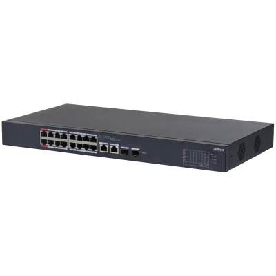 Dahua CS4218-16ET-135 18 Port 16xPoE 135W 10/100 +2SFP Yönetilebilir Switch