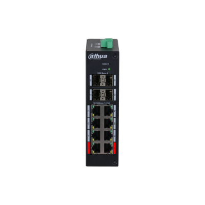 Dahua HS4412-8ET-120 8 Port 10/100 120W PoE +4SFP Yönetilebilir Switch