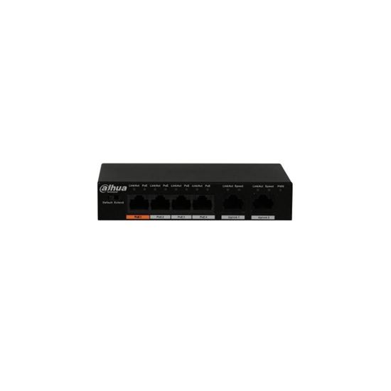 Dahua PFS3006-4GT-60-V2 6 Port 10/100/1000 4xPoE 60W Yönetilebilir Switch