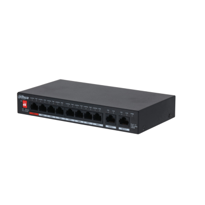 Dahua PFS3010-8GT-96-V2 8 Port 10/100/1000 96W PoE Yönetilemez Switch