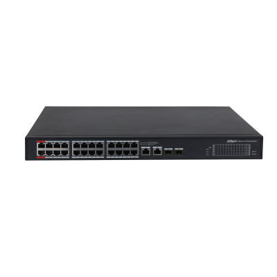 Dahua PFS3228-24GT-360-V2 24 Port 10/100/1000 360W PoE+2SFP Yönetilemez Switch