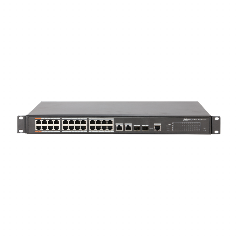 Dahua PFS4226-24ET-240 24 Port 10/100 240W PoE +2SFP Yönetilebilir Switch