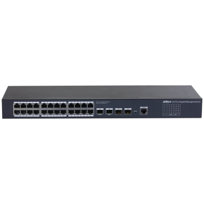 Dahua SG4028 28 Port 10/100/1000 +2SFP Web Yönetilebilir Switch