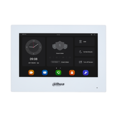 Dahua VTH5321GW(B)-W 7" 1024x600 Android Ethernet/Wifi İç Kapı Monitör