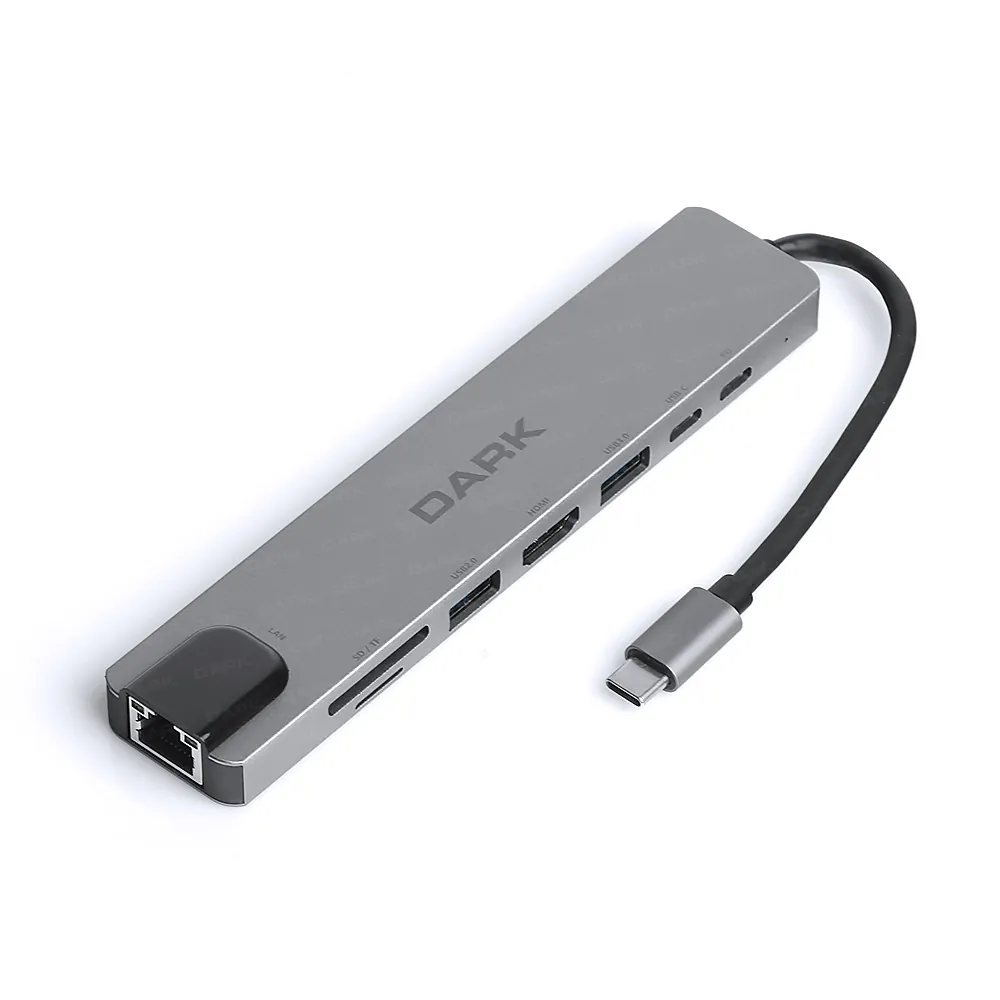 Dark DK-AC-U31X40 USB3.1 Type-C to 2xUSB3.0/2xType-C/HDMI/SD/TF/RJ-45 Hub