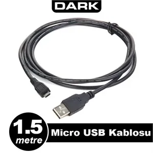 Dark DK-CB-USB2MICROL150 1.5mt Micro USB to USB Bağlantı Kablosu