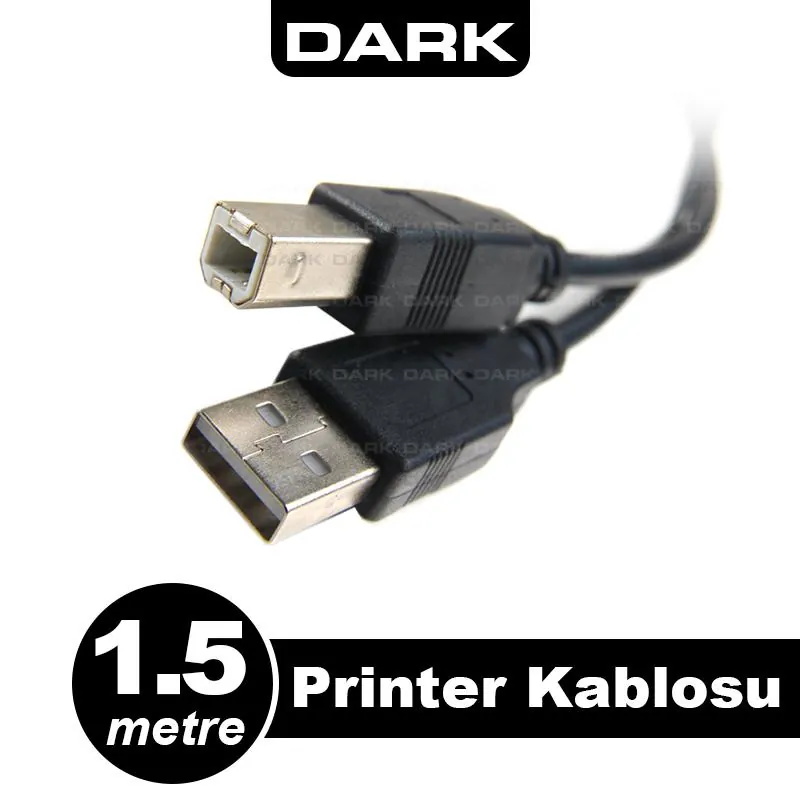 Dark DK-CB-USB2PRNL150 USB 2.0 1.5m Printer ve Data Kablosu