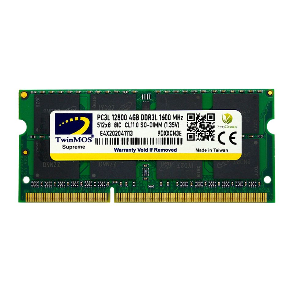 DDR3 1600MHz Twinmos CL16 1.35V Low Volt. SODIMM