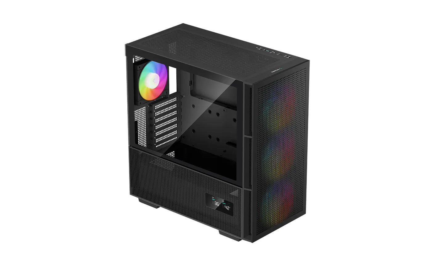 Deepcool Ch560-Digital-Pf70 700W Usb3.0 4x12cm Fan Temperli Cam E-Atx Siyah Kasa