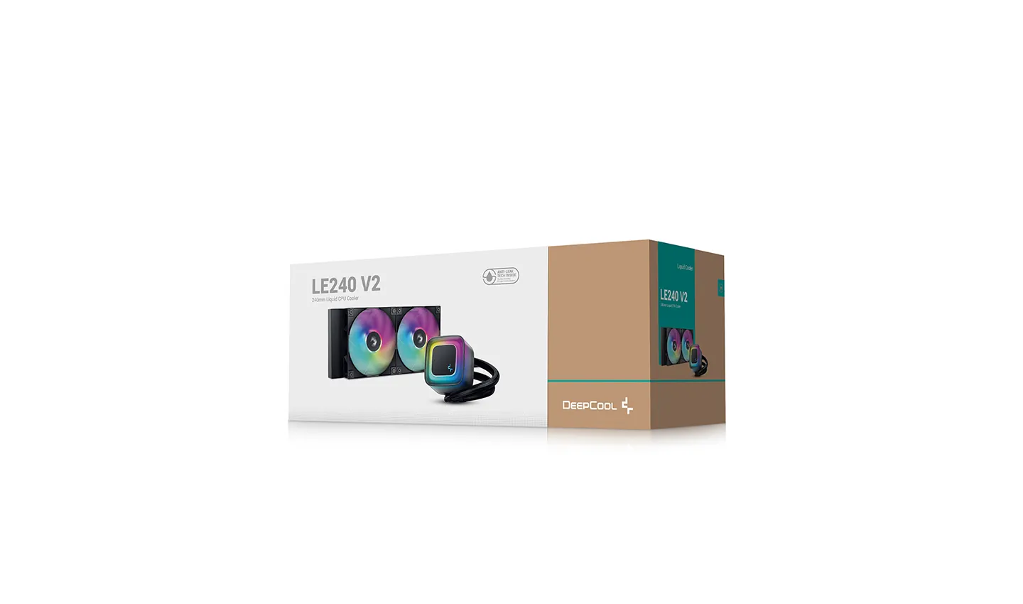 Deepcool LE240-V2 240mm 3x12cm RGB LGA1851/1700/1200/115x/AM5/AM4 Sıvı Soğutucu