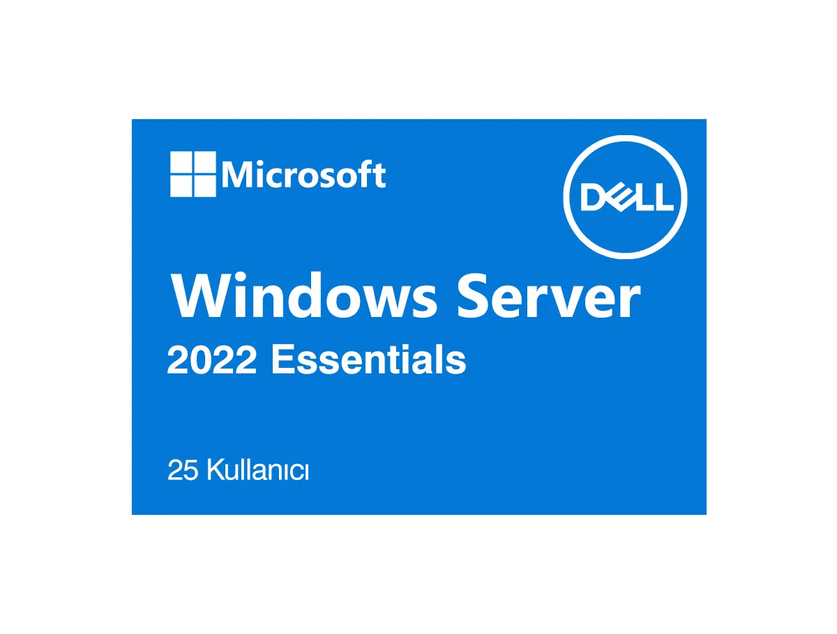 Dell W2k22esn-Rok Server 2022 Essential Rok Lisans (25 Kullanıcı)