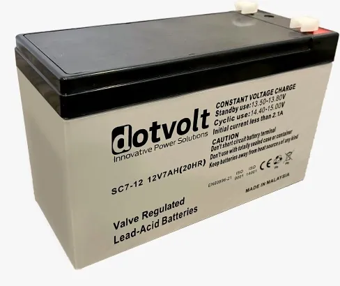 Dotvolt SC 7 12V 7Ah Aku (UPS'te Kullanılamaz)
