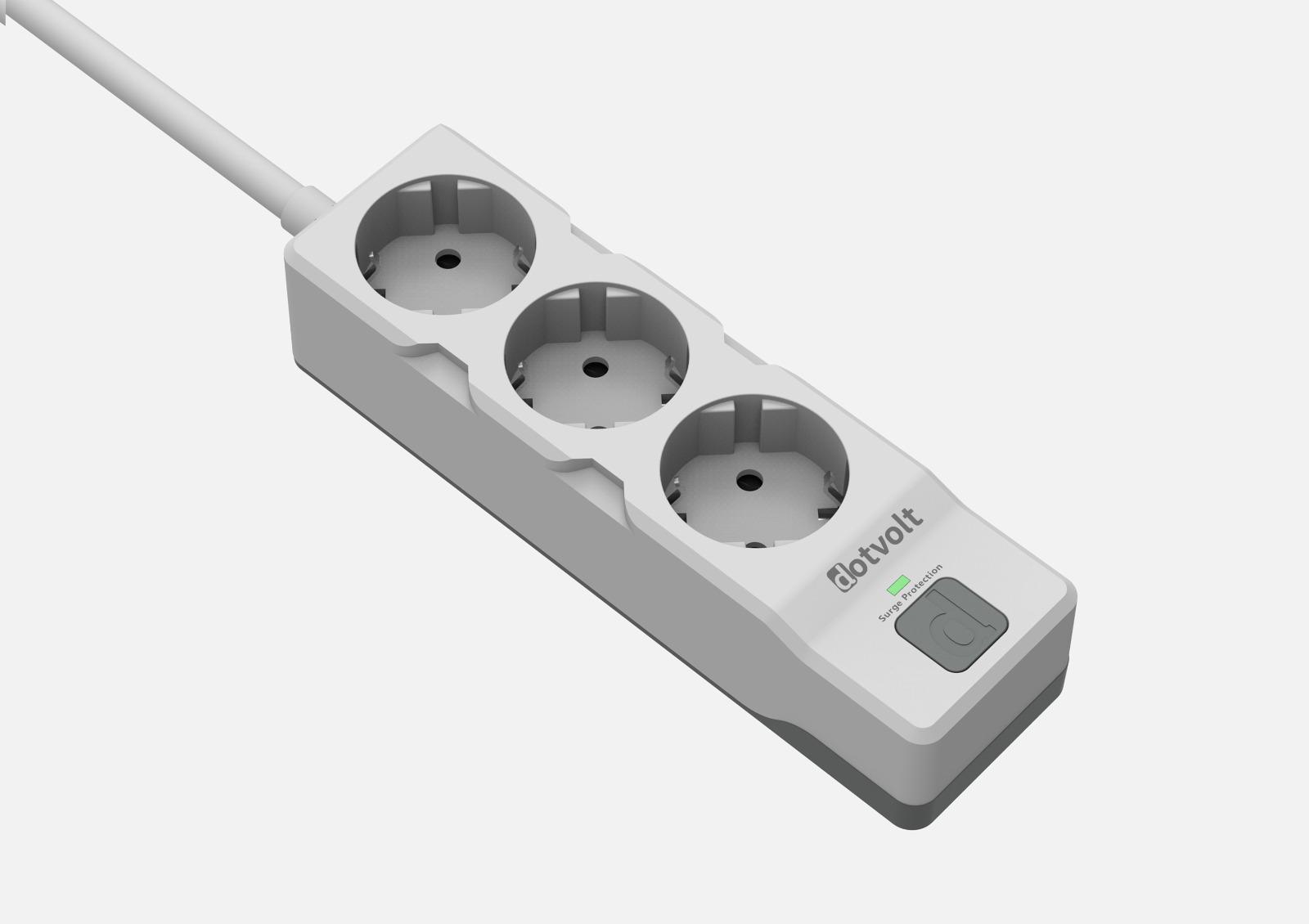 Dotvolt Surge Hunter 3 Lu 1.5mt Enerji Koruma Prizi (1050 J)