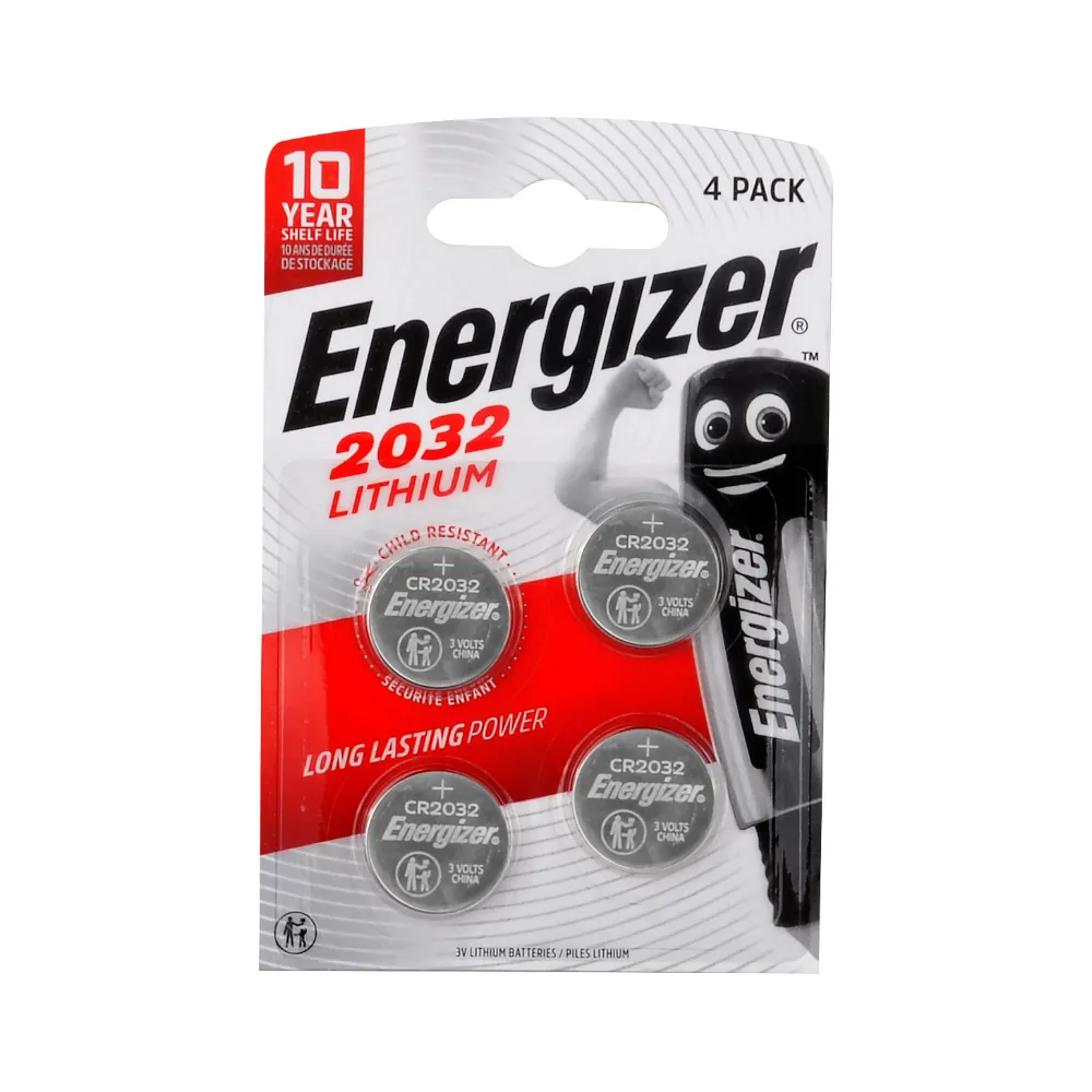 Energizer Lithium CR2032 BP 4 Lu