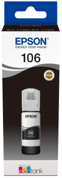 Epson C13T00R140 (106) 70ml Black Mürekkep