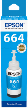 Epson C13T66424A (T664) 70ml Cyan Mürekkep