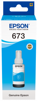 Epson C13T67324A (T673) 70ml Cyan Mürekkep