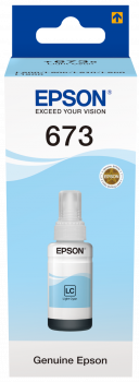 Epson C13T67354A (T673) 70ml Light Cyan Mürekkep