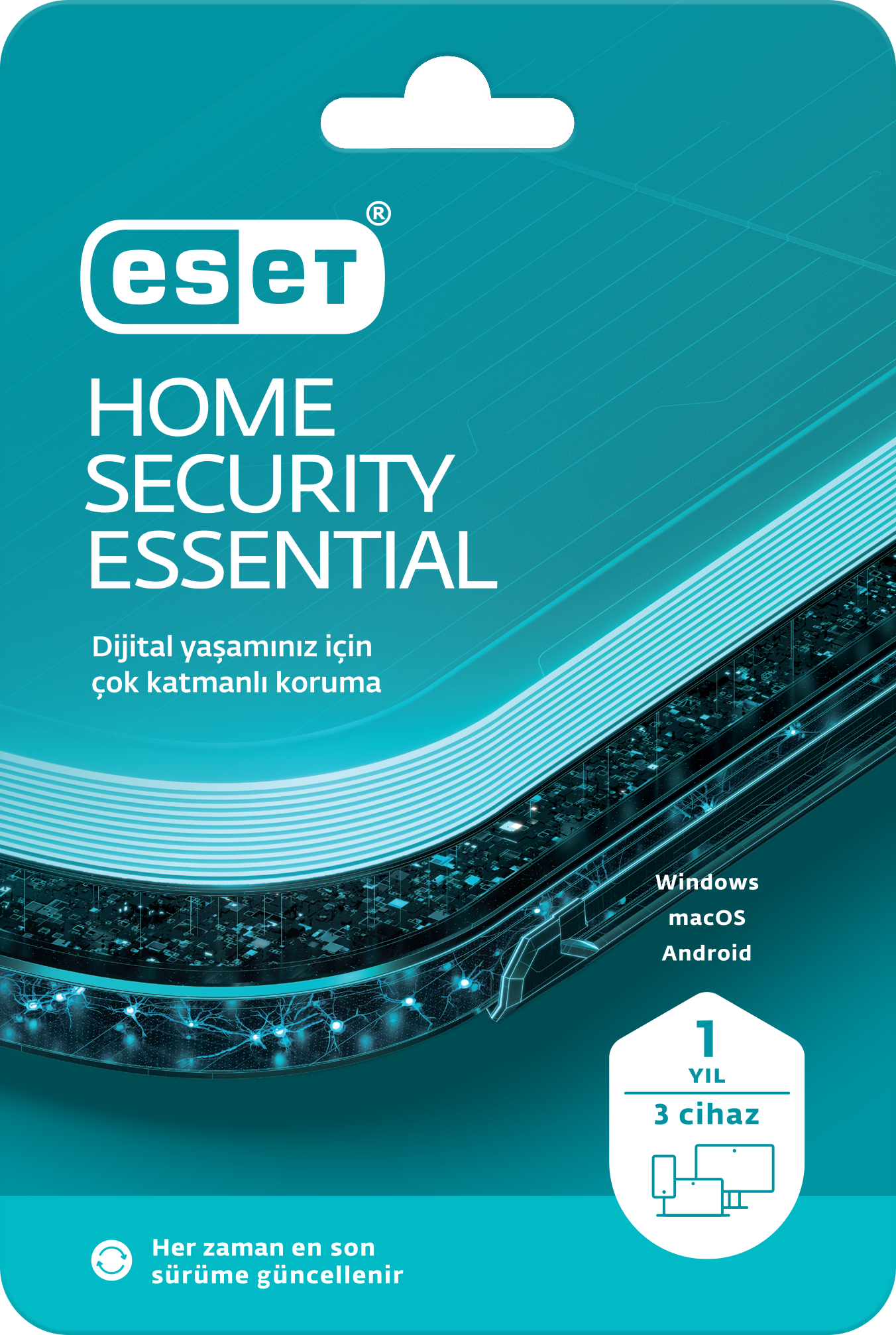 Eset Home Security Essential 3 Kullanıcı 1 Yıl