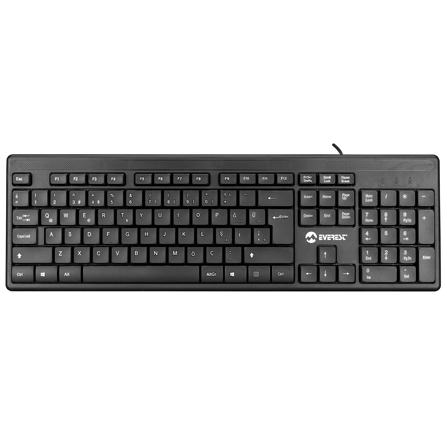 Everest KB-1002 Siyah USB Standart Q Klavye