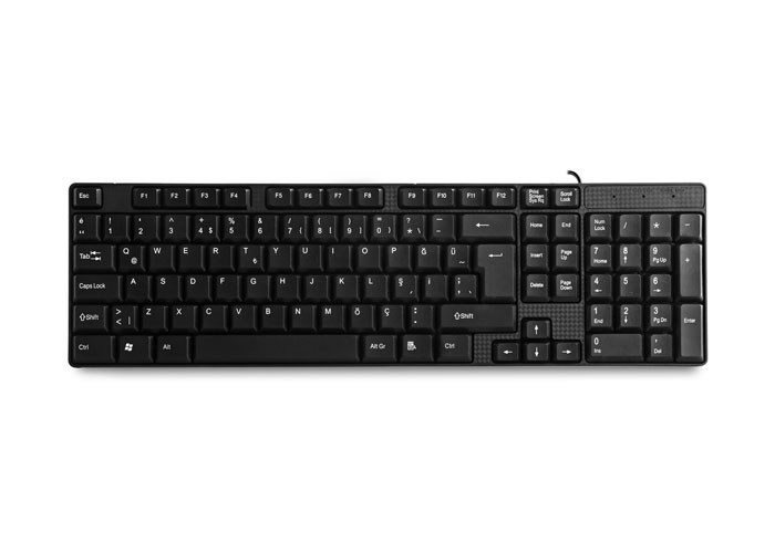 Everest Kb-871u USB Q Standart Siyah Kablolu Klavye