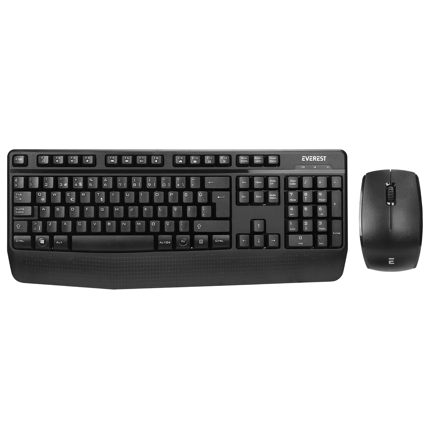 Everest Km-3335 2in1 Kablosuz Q Multimedia Klavye&Mouse Set Siyah