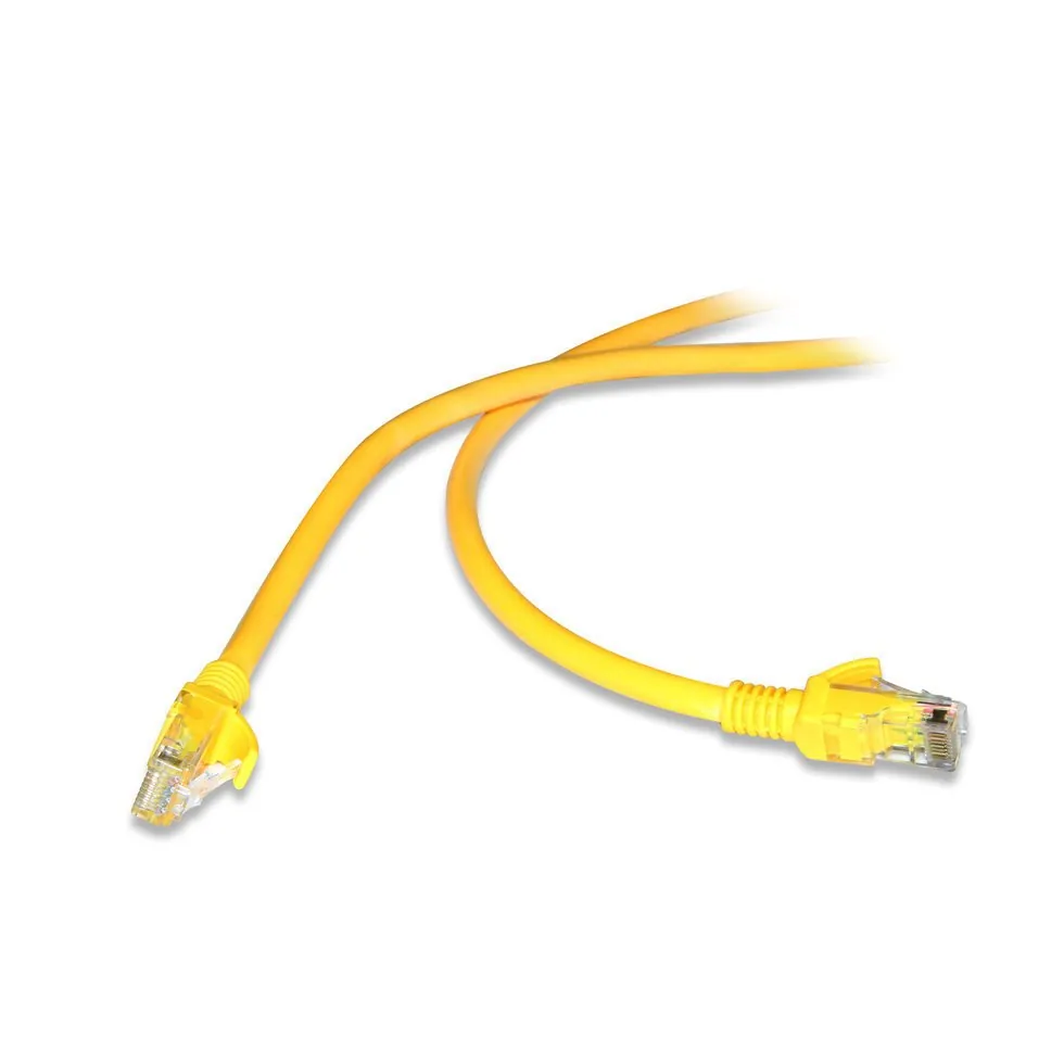 Flaxes FNK-601S Cat6 1m Patch Kablo Sarı