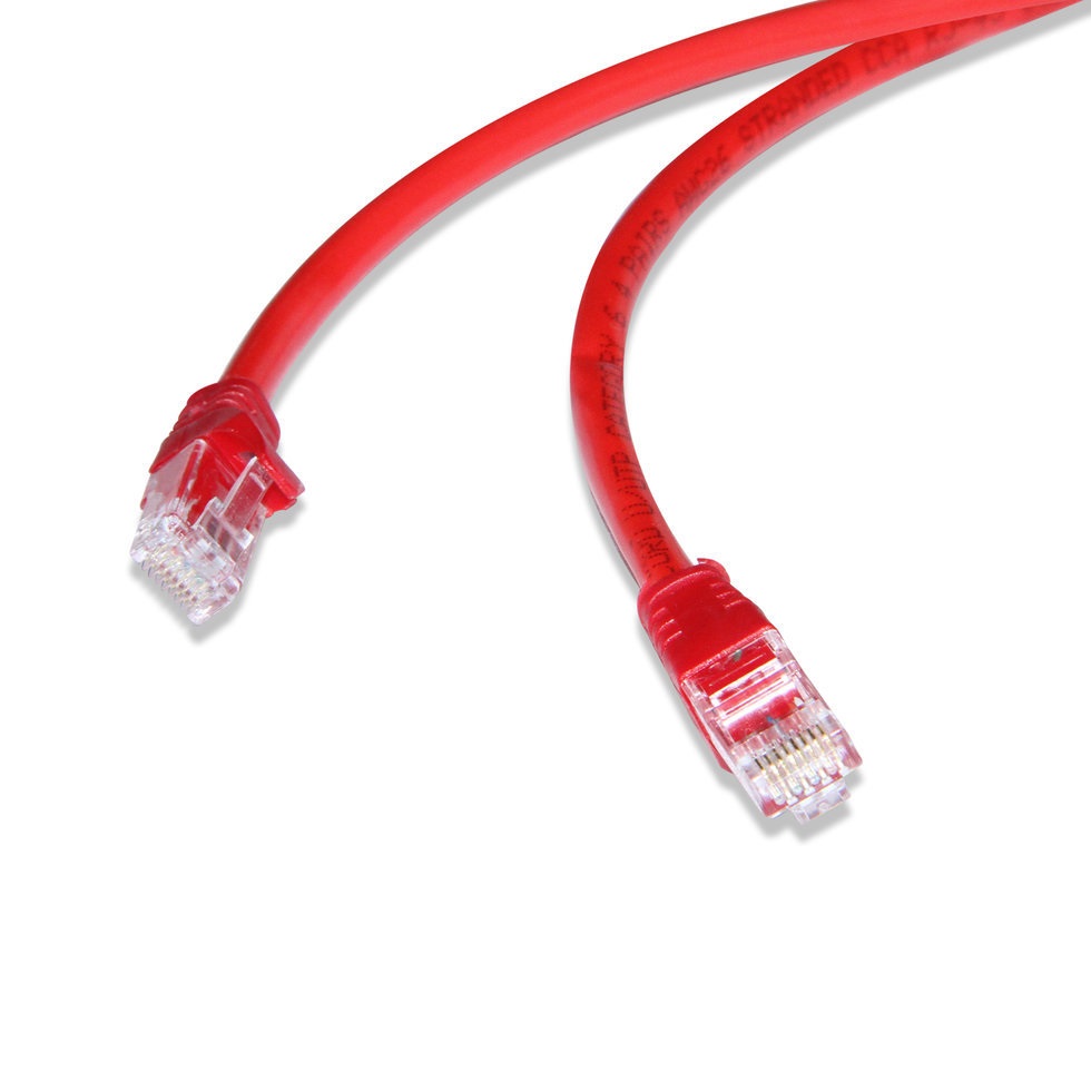 Flaxes FNK-620K Cat6 20m Patch Kablo Kırmızı