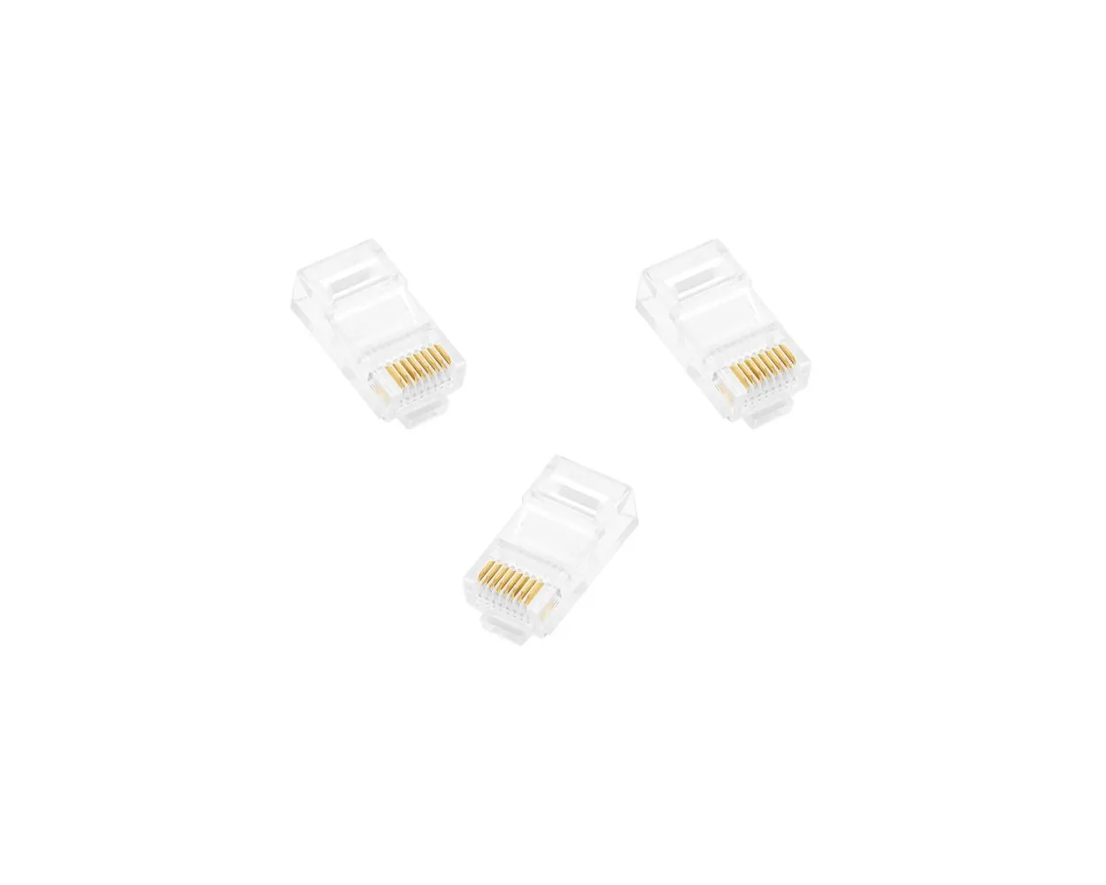 Fnw-Rj4530n Cat5-Cat6 Altın Kaplama Rj45 Konnektör (100 Lu Paket)