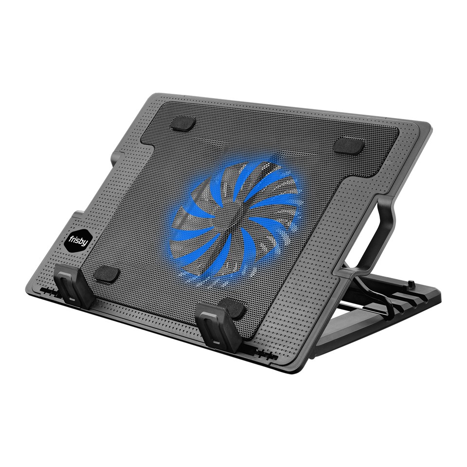 Frisby 14cm LED Fan 10" 17" Notebook Soğutucu Siyah Stand (FNC-35ST)