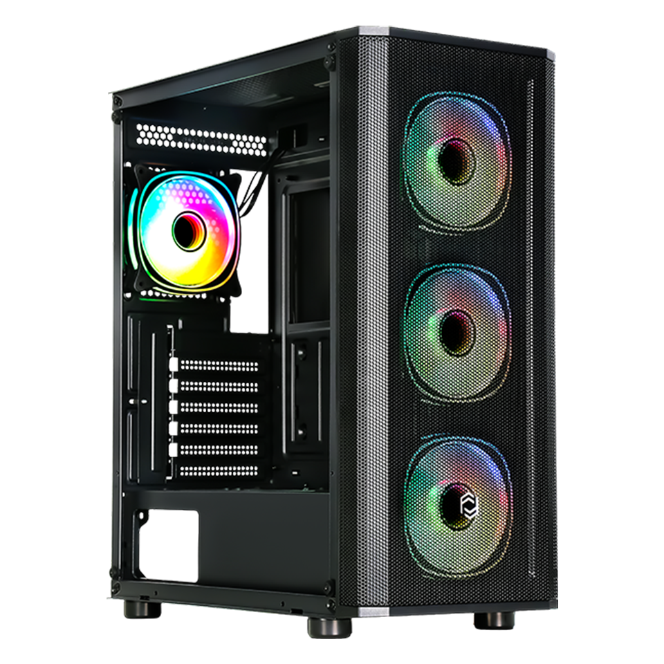 Frisby CM-105 650W 80+ USB3.0 4x12cm Fan Pencereli ATX Kasa Siyah