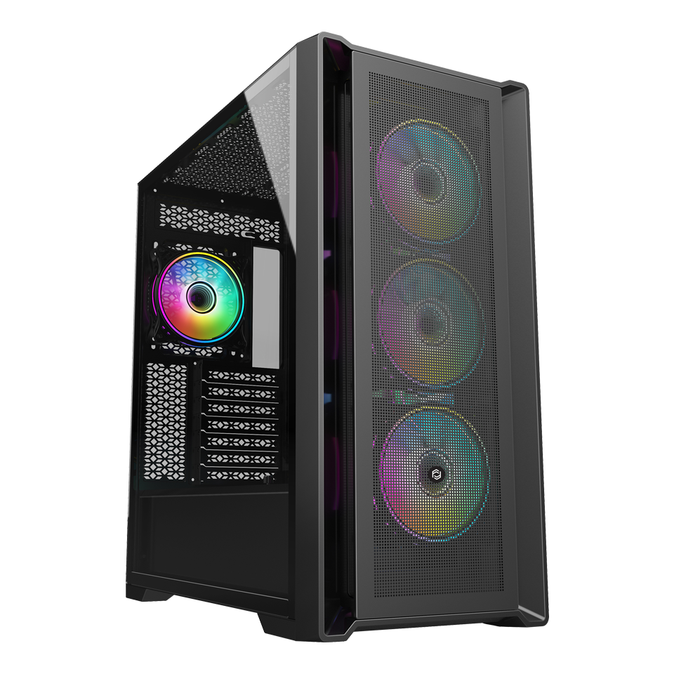 Frisby FC-9445G 850W 80+Bronze USB3.0 4x12cm RGB Fan Mid Tower ATX Siyah Kasa