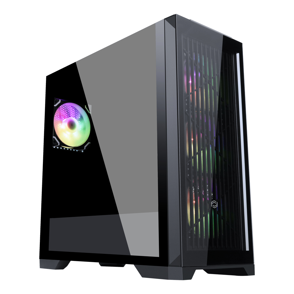 Frisby FC-9455G 850W 80+Bronze USB3.0 4x12cm RGB Fan Mid Tower ATX Siyah Kasa