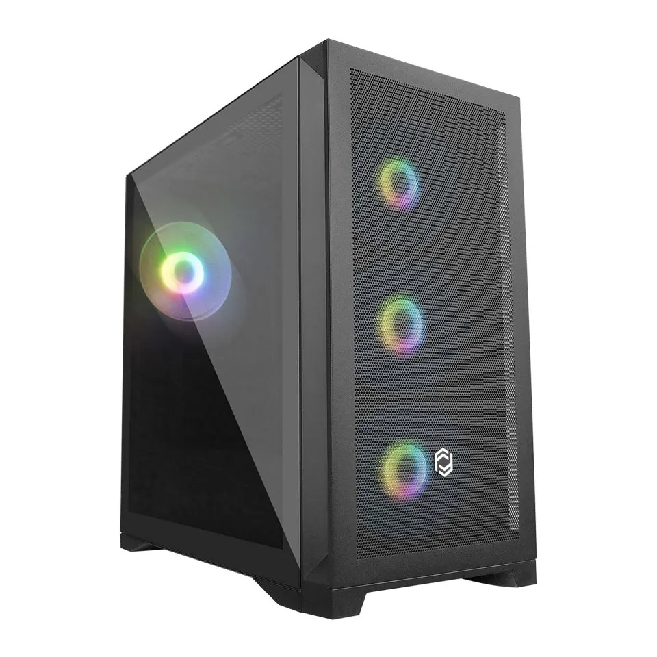 Frisby FC-9475G 600W 80+ Bronze USB3.0 4x12cm RGB Fan Siyah ATX Kasa