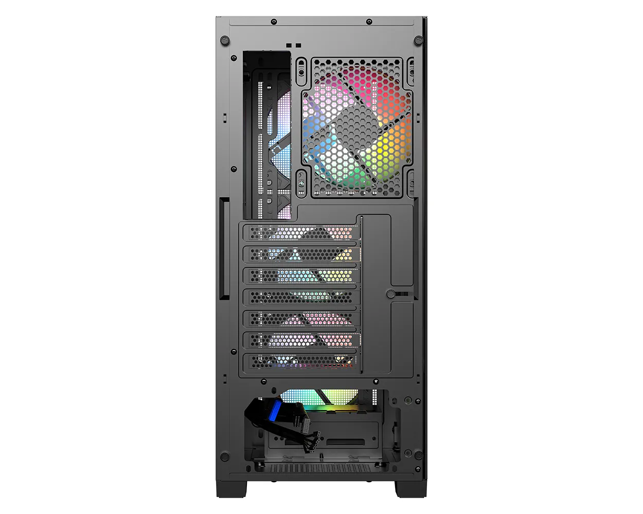 Frisby FC-9480G 600W 80+ Bronze USB3.0 4x12cm RGB Fan Siyah ATX Kasa