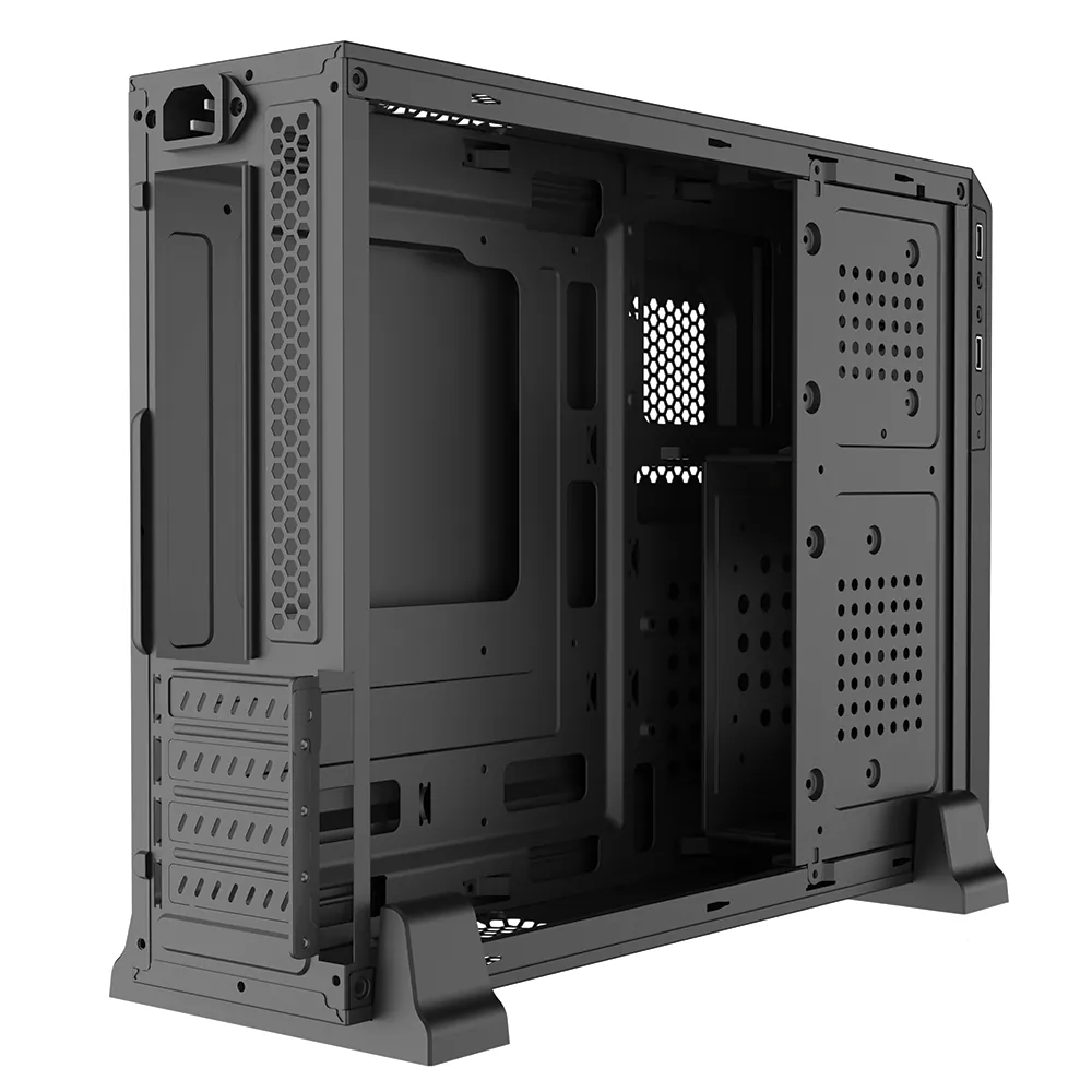 Frisby FC-S6060B 300W USB Siyah Kulplu Slim Tower Kasa