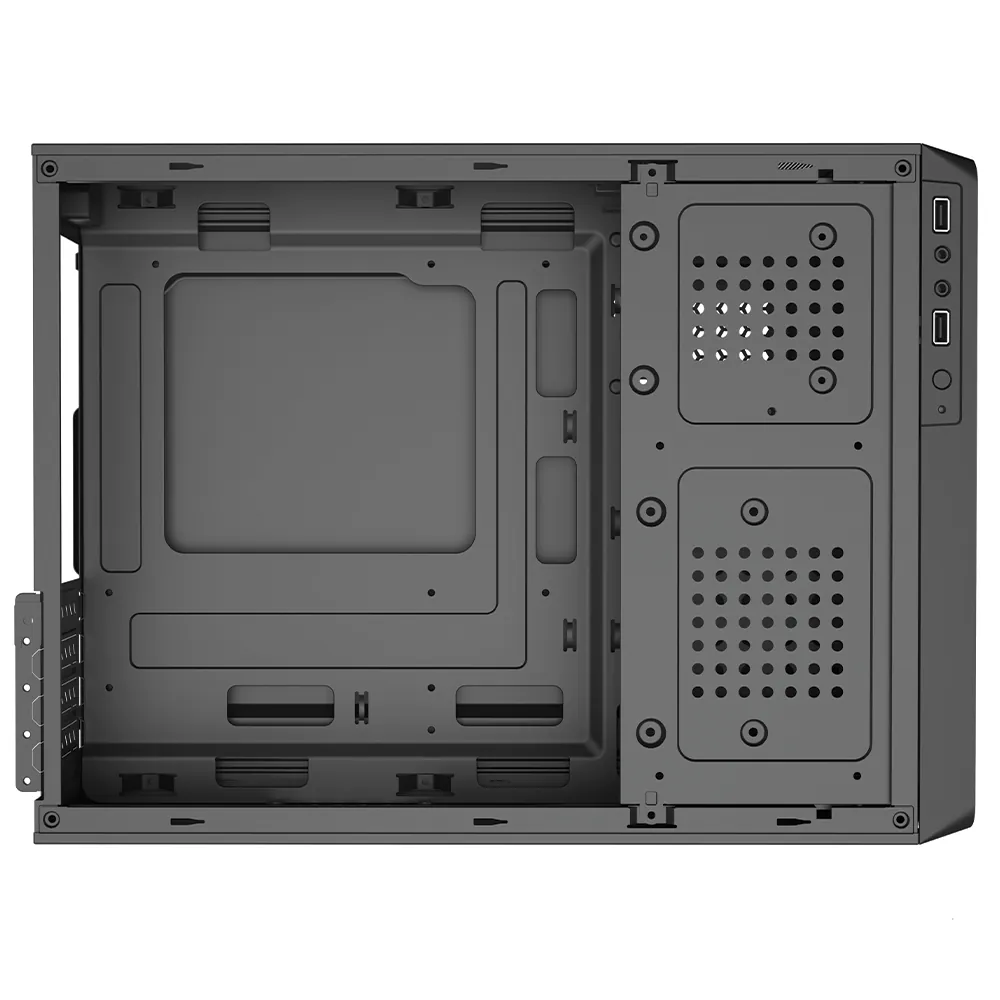 Frisby FC-S6060B 300W USB Siyah Kulplu Slim Tower Kasa