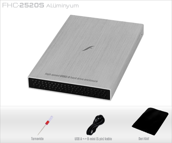 Frisby FHC-2520S 2,5" Sata Usb 2.0 Harici Kutu