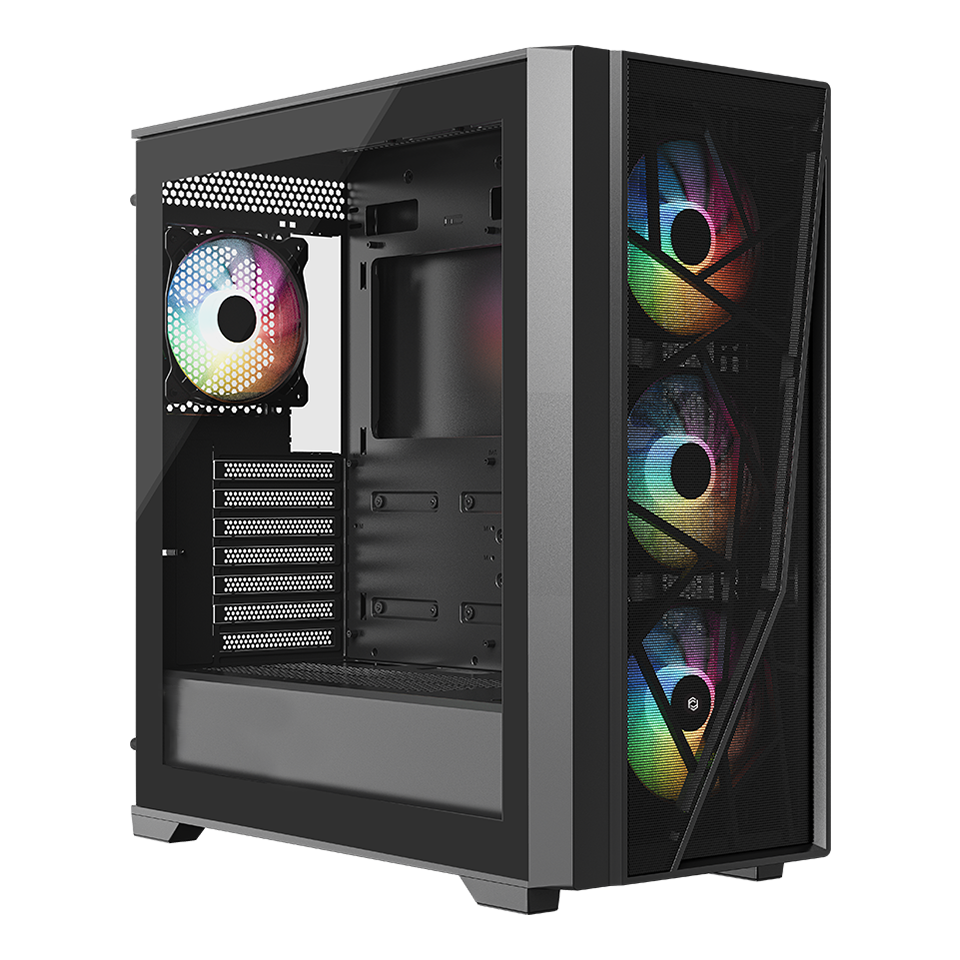 Frısbı Fc-9540g 750w 80+ Bronze Usb3.0 4x12cm Rgb Fan Mid Tower Siyah Kasa