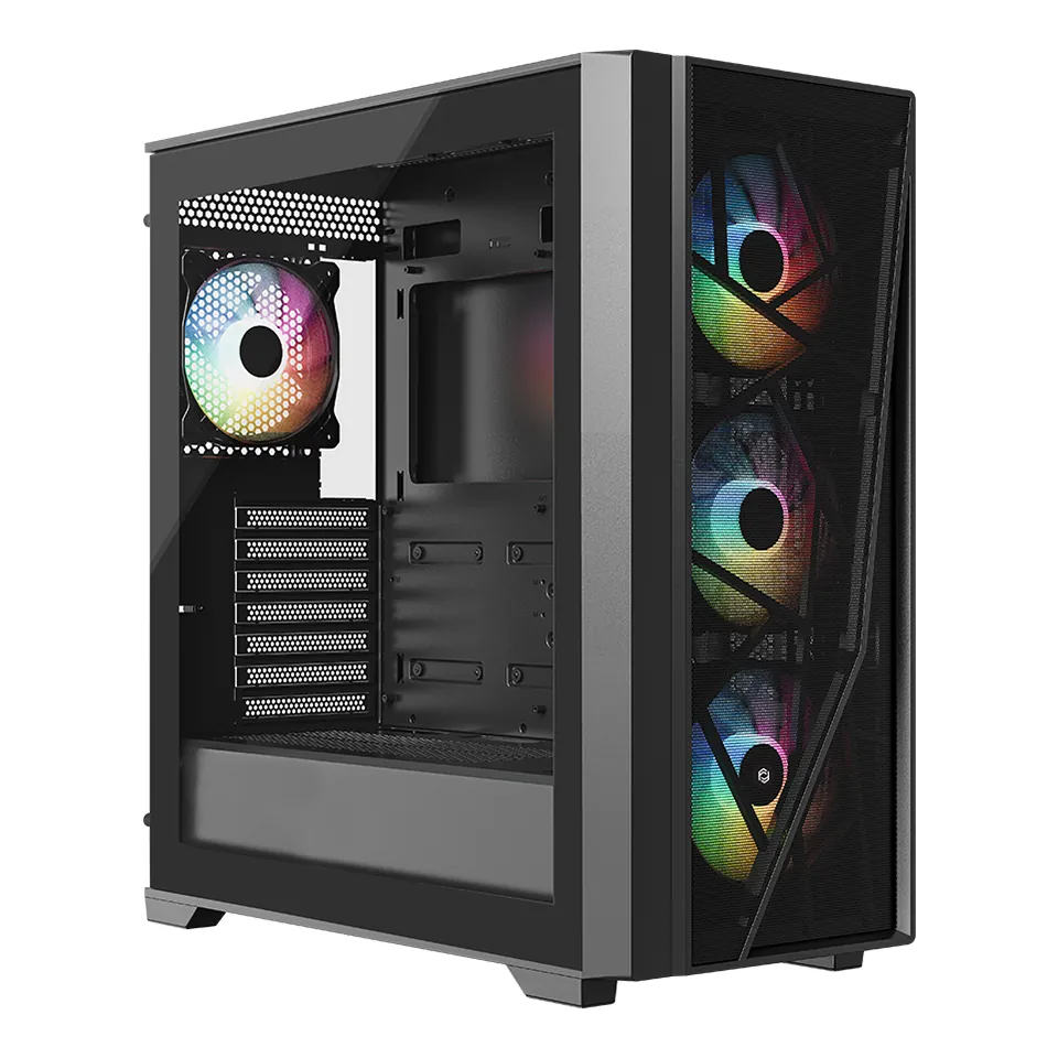 Frısbı Fc-9540g 750w 80+ Bronze Usb3.0 4x12cm Rgb Fan Mid Tower Siyah Kasa