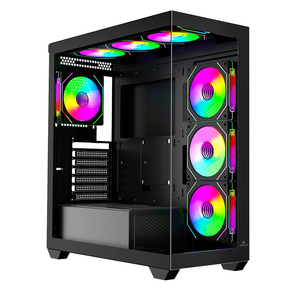 Gamebooster Falcon 750W 80+Bronze USB3.0 4x12cm ARGB Fan ATX Kasa (JBST-GBA750B)