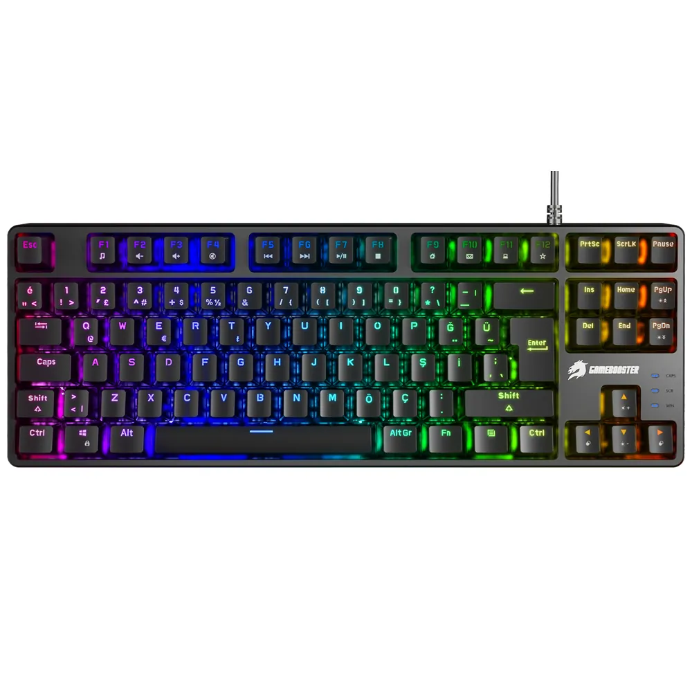 Gamebooster G23B Enigma RGB Red Switch Mekanik Siyah Gaming Klavyesi